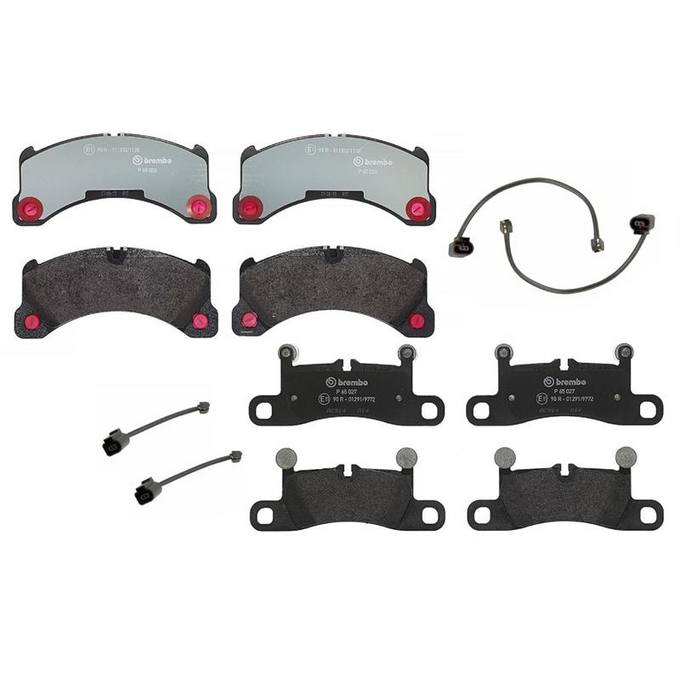 Brembo Brake Pads Kit Front and Rear (LowMet) Brembo 1561001KIT